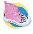 Pink and Leopard Squeaker High Top